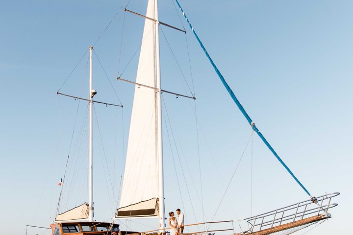 a large ship in a body of water