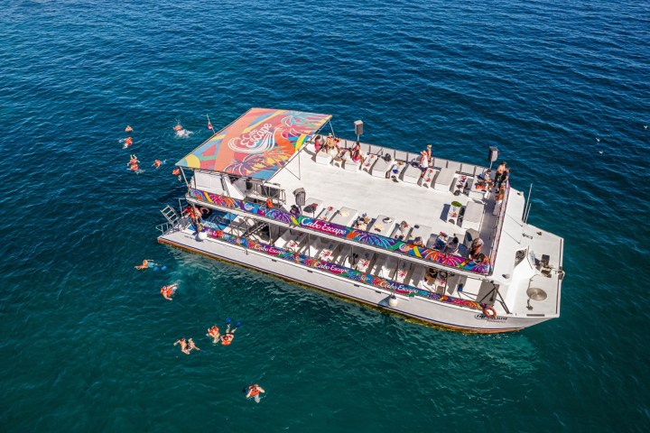 a large ship in a body of water