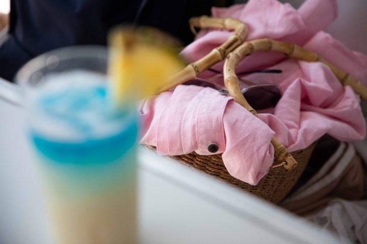 a toothbrush is sitting on a table