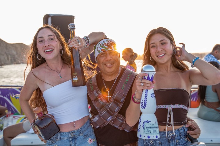a group of people posing for the camera